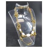 Pair of vintage gold-tone necklaces