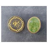 Pair of vintage brooches