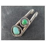 Vintage sterling silver and turquoise pawn style p