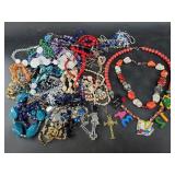 Collection of vintage fashion jewelry