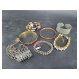 Collection of vintage fashion jewelry