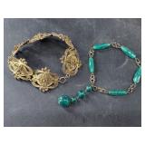 Pair of vintage bracelets, very detailed
