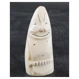 Ivory whales tooth Billiken, 3" tall