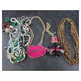 Collection of vintage fashion jewelry