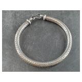 Heavy sterling silver bracelet