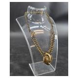 Very intricate brass necklace