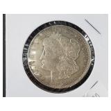 1921 D Morgan silver dollar