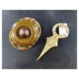 Pair of vintage fashion brooches