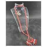 Beautiful hand beaded necklace