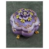 Joan Rivers enameled trinket box