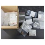 Collection of polished and faceted gemstones, wide