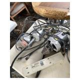 Lot with Electic Dremmel motors, etc.