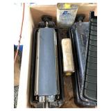 Box with two Norton Multi sided Whetstones,