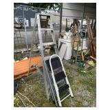Lot of Four, Keller six foot Aluminum ladder, 2 st