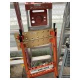 Lot of two, Liousville 4ft aluminum ladder, and Ni