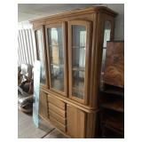 Very Nice China Cabinet, Two pieces