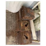 Large Lot of Fork Lift Weights