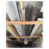 Large lot Including, Lumber, Sheet metal, Tubes, e