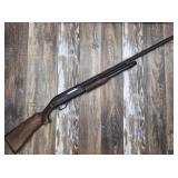 Adamson model P410, pump shotgun, s/n 25-1131, 12g