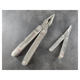 2 Leatherman tools: Leatherman Super Tool, and Mic