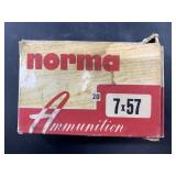 Twenty round box of 7.57mm  150 grain NO SHIPPING