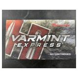 Twenty round box of .220 Swift 55 grain NO SHIPPIN