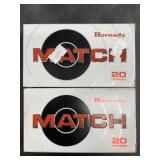 Two 20 round boxes of  6.5 Creedmoor 120 and 147 g