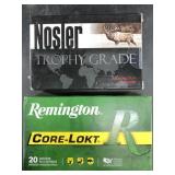 Two 20 round boxes of  .264 WIN MAG 130 and 140 gr