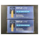 Two 20 round boxes of  30-30 WIN 170 grain NO SHIP