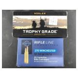 Two 20 round boxes of  .270 WIN 150 grain NO SHIPP