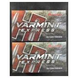 Two 20 round boxes of  22-250 REM 50 grain  NO SHI
