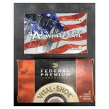 Two 20 round boxes of  25-06 115 and 117 grain NO