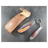 2 Assorted Damascus knives