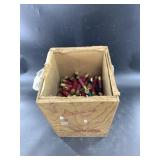 Wood crate with estimated 150 rounds of assorted 1