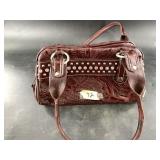 Beautifully tooled American West ladies leather ha