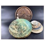 Assorted plates and platters