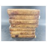 Antique History Of England volumes. The binding is