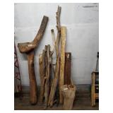 Large lot including willow sticks,different sizes