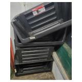 Lot wth husky stackble storage bins