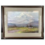 Framed artwork. Please see photos for details. In