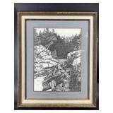 Framed artwork. Please see photos for details. In
