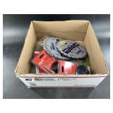 Assorted hole saws and chop saw blades new in pack