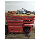 Lot with Protrax tool box chest withtools includin