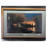 Framed artwork. Please see photos for details. In