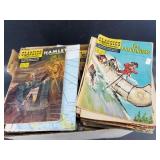 Collection of Classics Illustrated comics, in poo