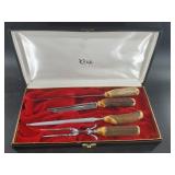 Case XX 4 set steak carving set with fork, steel,