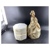 Several collectors plates and a doll