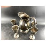 Assortment of silver-plate