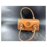 Dooney and Bourke brown leather handbag, used but