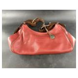 Dooney and Bourke red leather handbag, gently used